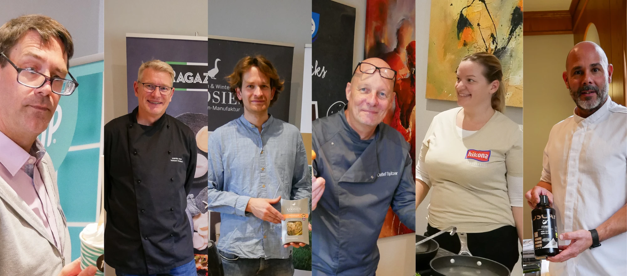 Lieferantenmeeting Oktober 2025 Eine Gruppe von Menschen, die in einem Innenraum lächeln und zusammenstehen.