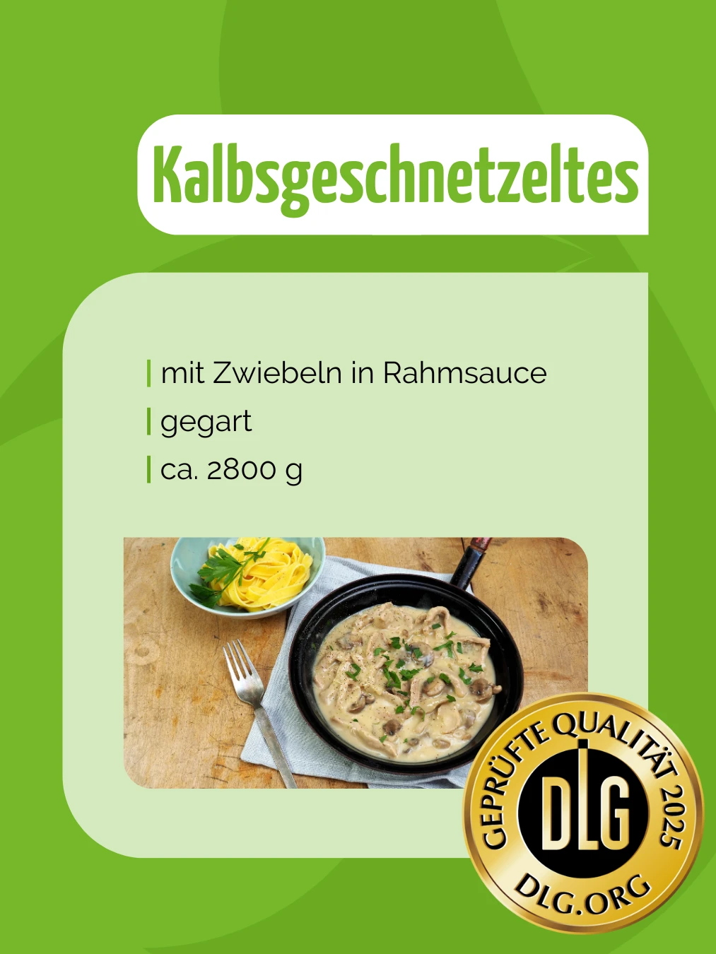Kalbsgeschnetzeltes Kalbsgeschnetzeltes