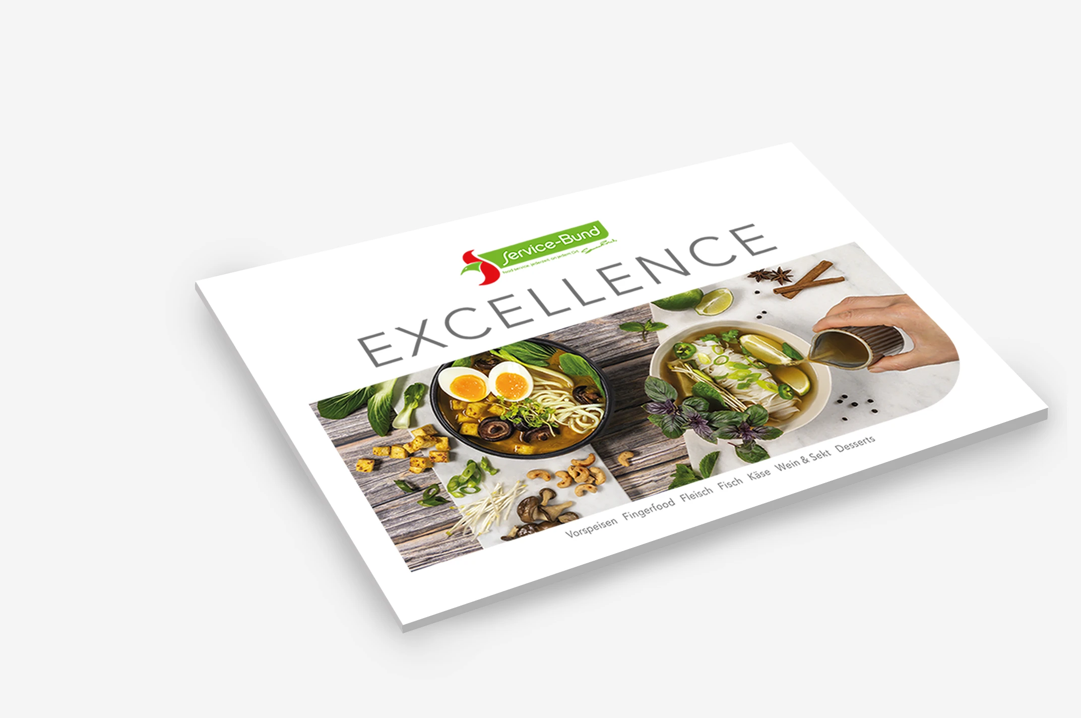 Klassiker und Trendprodukte, Neues und Außergewöhnliches und stets Artikel, die eine Geschichte zu erzählen haben: Mit dem neuen Excellence-Folder 2026/2027 präsentiert der Service-Bund wieder ein ausgewähltes Sortiment von Produkten, die mit viel Engagement und hohem handwerklichen Können hergestellt werden. 